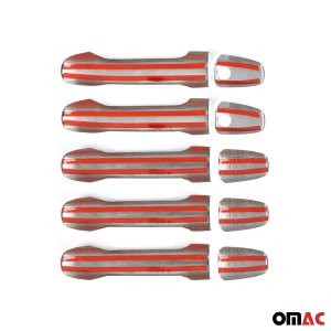 Mercedes Sprinter Door Handle Cover - Omac - Gloss Silver - 2018 Mercedes Sprinter Door Handle Cover - Omac - Gloss Silver - 2018